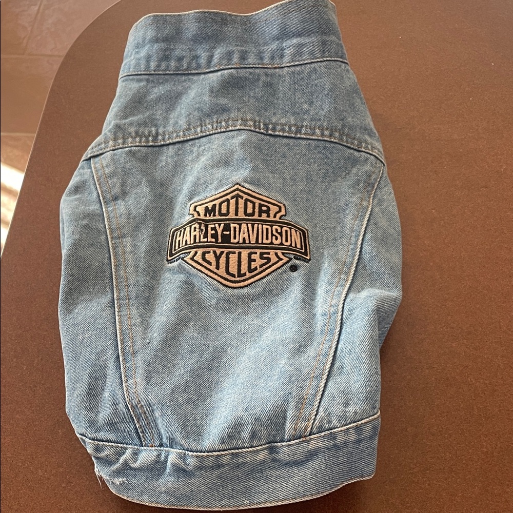 Harley-Davidson Blue Denim Pet Vest